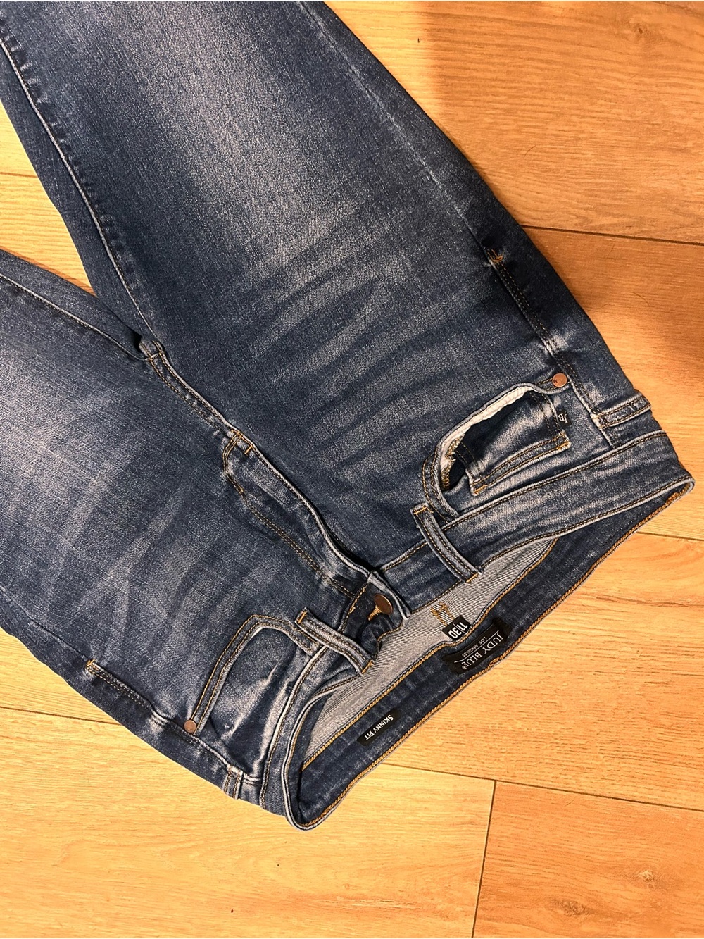 Judy Blue women’s Dark Blue Slim Stretch Jeans 11/30 - Picture 3 of 5